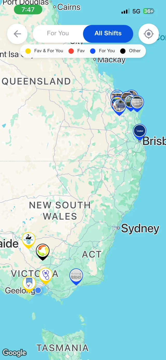 See every shift in your state.